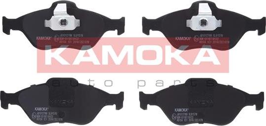 Kamoka JQ1012788 - Fékbetétkészlet, tárcsafék www.parts5.com