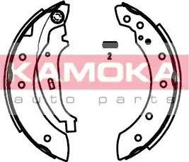 Kamoka JQ202009 - Σετ σιαγόνων φρένων www.parts5.com