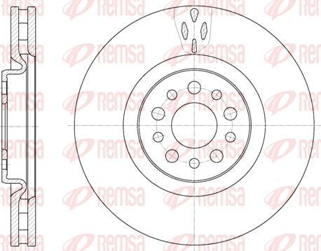 ATE 24.0132-0126.1 - Disc frana www.parts5.com