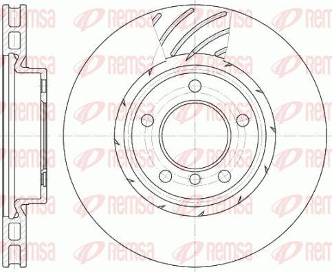 Brembo 09.5934.11 - Disc frana www.parts5.com