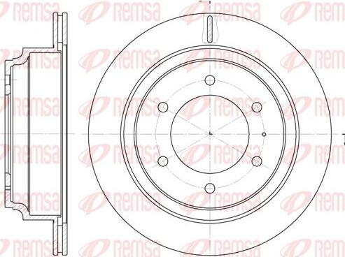 Blue Print ADZ94313 - Brake Disc www.parts5.com