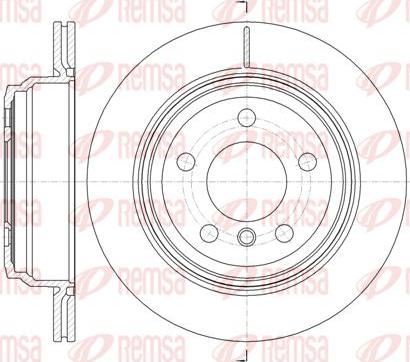 Blue Print ADB114334 - Brake Disc parts5.com