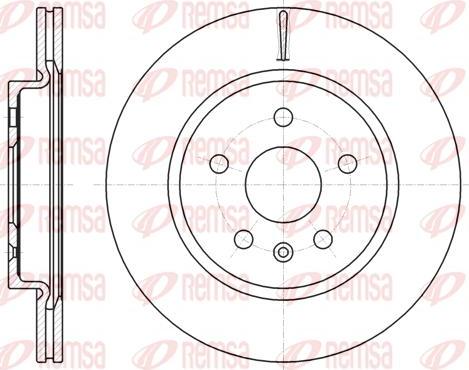 KRAFT AUTOMOTIVE 6051654 - Brake Disc www.parts5.com