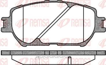 AISIN SS687-S - Juego de pastillas de freno www.parts5.com