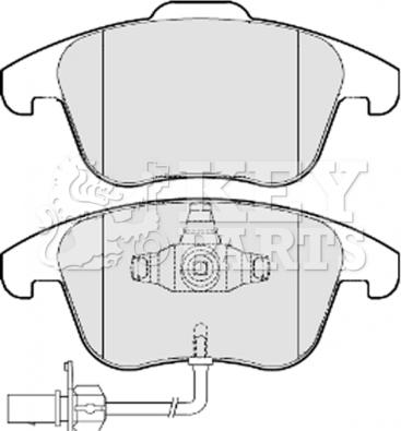 VW 8K0 698 151 P - Set placute frana,frana disc www.parts5.com