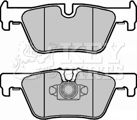 BMW 34212464312 - Brake Pad Set, disc brake parts5.com