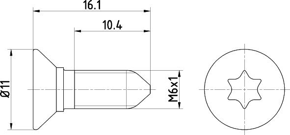 KIA 1220306167K - Δισκόπλακα www.parts5.com