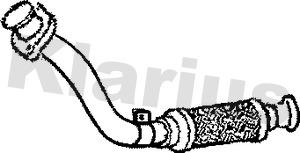 Klarius 110116 - Exhaust Pipe www.parts5.com