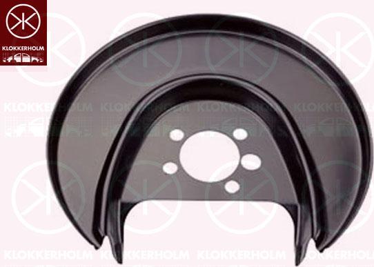 Klokkerholm 9506878 - Splash Panel, guard, brake disc parts5.com