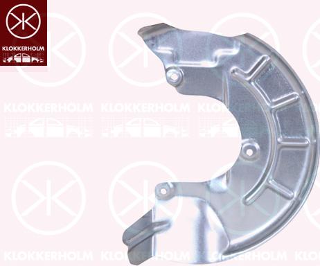 Klokkerholm 9506378 - Έλασμα πιτσιλίσματος, δισκόπλακα www.parts5.com