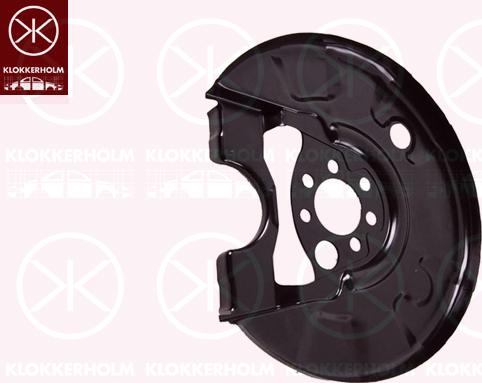 Klokkerholm 9538877 - Chapa protectora contra salpicaduras, disco de freno parts5.com