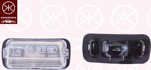 Klokkerholm 05510850 - Licence Plate Light parts5.com