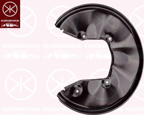 Klokkerholm 0031878 - Splash Panel, guard, brake disc www.parts5.com