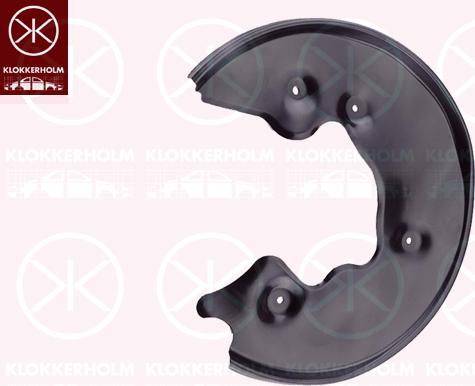 Klokkerholm 0029877 - Splash Panel, guard, brake disc www.parts5.com