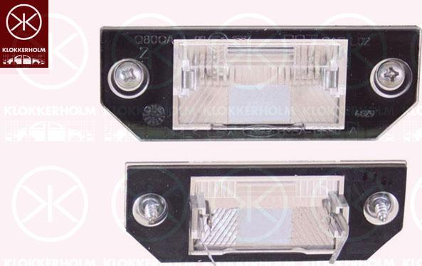 Klokkerholm 25330850 - Licence Plate Light www.parts5.com