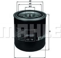 KNECHT AL 23 - Air Dryer Cartridge, compressed-air system parts5.com