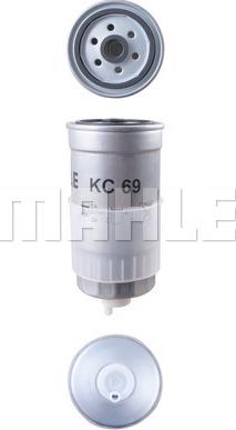 KNECHT KC 69 - Filtro combustible www.parts5.com