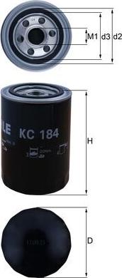 KNECHT KC 184 - Fuel filter www.parts5.com