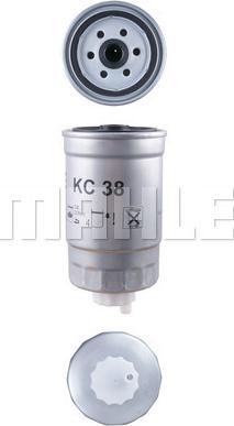 KNECHT KC 38 - Palivový filter www.parts5.com