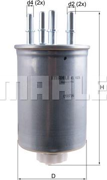 KNECHT KL 1026 - Fuel filter parts5.com