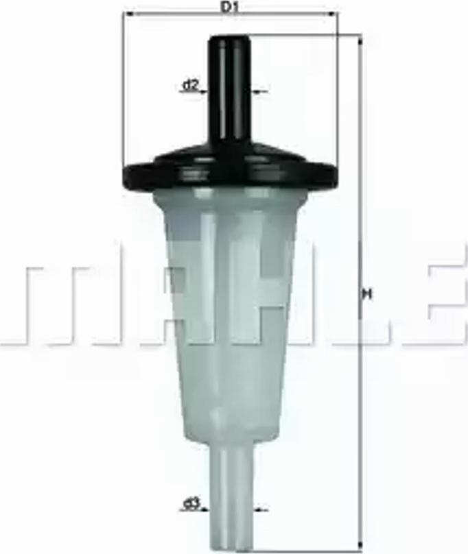 KNECHT KL 23 OF - Fuel filter parts5.com