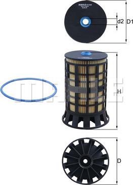 KNECHT KX606D - Fuel filter www.parts5.com