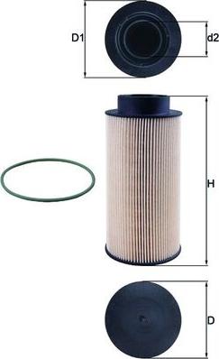 KNECHT KX 182/1D - Fuel filter www.parts5.com