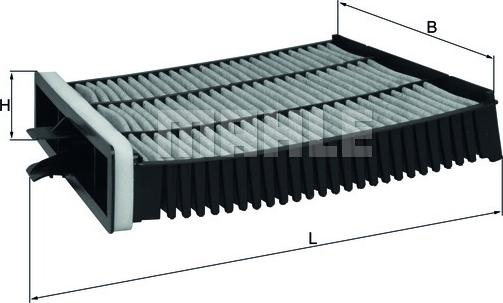 KNECHT LAK 227 - Filter, Innenraumluft www.parts5.com