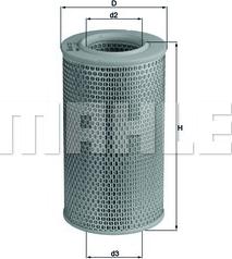 KNECHT LX 611 - Air Filter www.parts5.com