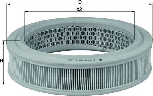 KNECHT LX 157 - Air Filter www.parts5.com