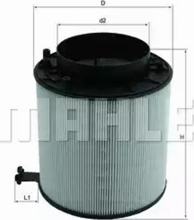 KNECHT LX 2091D - Filtar za zrak www.parts5.com