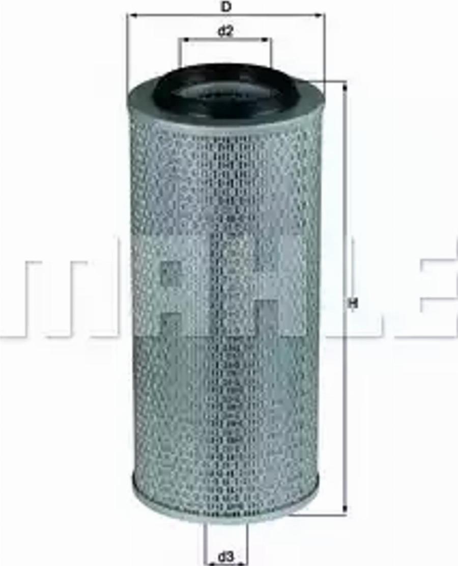 KNECHT LX 275 - Air Filter www.parts5.com