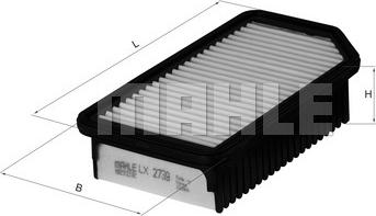 KNECHT LX 2739 - Air Filter www.parts5.com