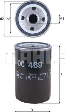 KNECHT OC 469 - Filtro de aceite www.parts5.com