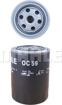 KNECHT OC 59 - Oil Filter www.parts5.com