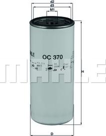 KNECHT OC 370 - Oil Filter parts5.com