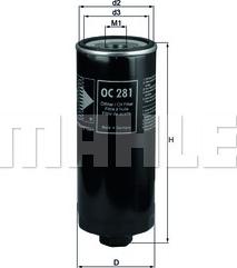 KNECHT OC 281 - Oil Filter www.parts5.com