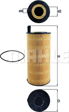 KNECHT OX 423/9D - Oil Filter www.parts5.com