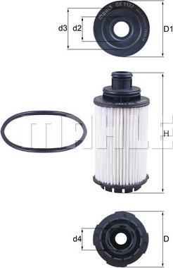 KNECHT OX 1137D - Oil Filter parts5.com