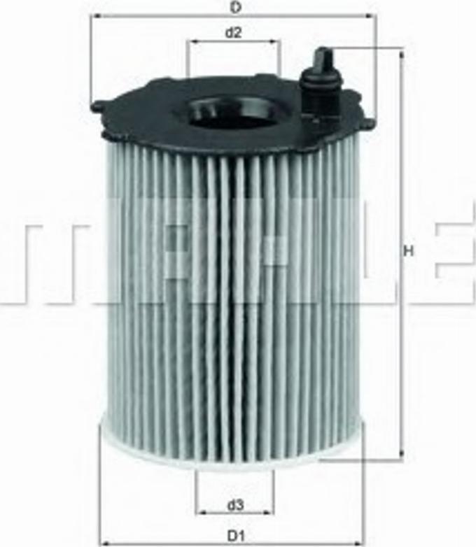 KNECHT OX 171/16D - Oil Filter www.parts5.com