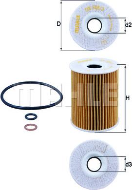 KNECHT OX 355/3D - Oil Filter parts5.com