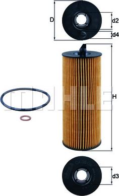 KNECHT OX 361/4D - Oil Filter parts5.com