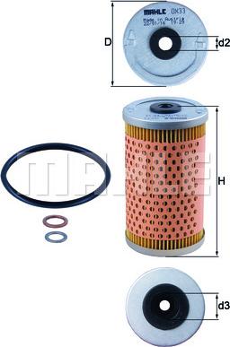 KNECHT OX 33D - Oil Filter www.parts5.com