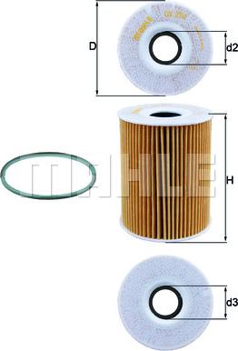 KNECHT OX 254D4 - Oil Filter www.parts5.com