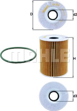 KNECHT OX 254D5 - Oil Filter www.parts5.com