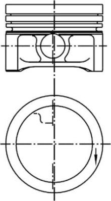 Kolbenschmidt 99455600 - Piston www.parts5.com