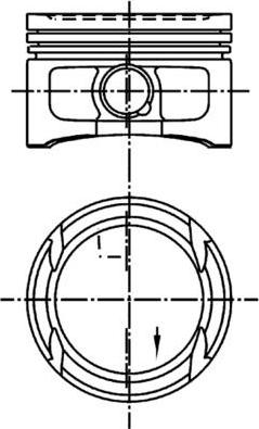 Kolbenschmidt 99562600 - Piston www.parts5.com