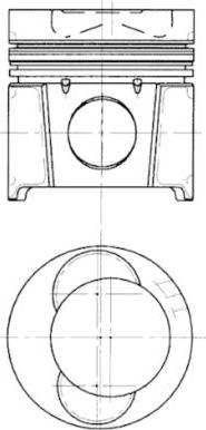 Kolbenschmidt 99339600 - Piston www.parts5.com