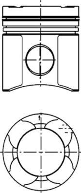 Kolbenschmidt 99330600 - Piston www.parts5.com