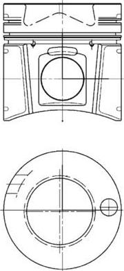 Kolbenschmidt 94681600 - Piston www.parts5.com